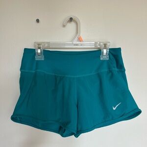 Nike Women's Teal Athletic Running Shorts